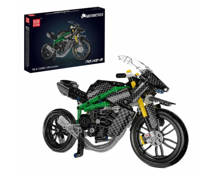 Zabawka edukacyjno-interaktywna Mould King Klocki konstrukcyjne Model motocykla HZ 656 el. zestaw 23002